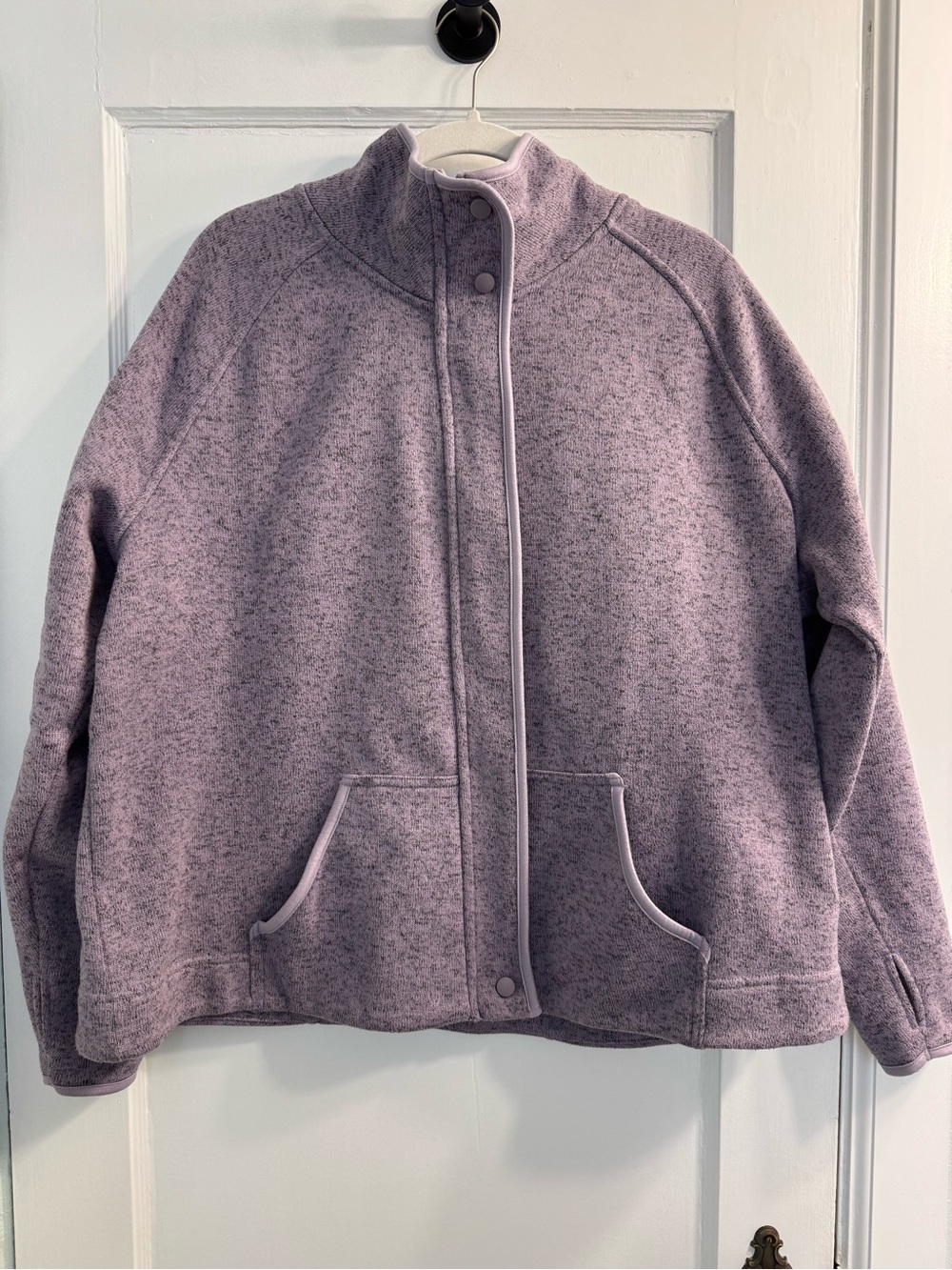 Champion XXL Women's Lavender Heather Fleece Jacket
